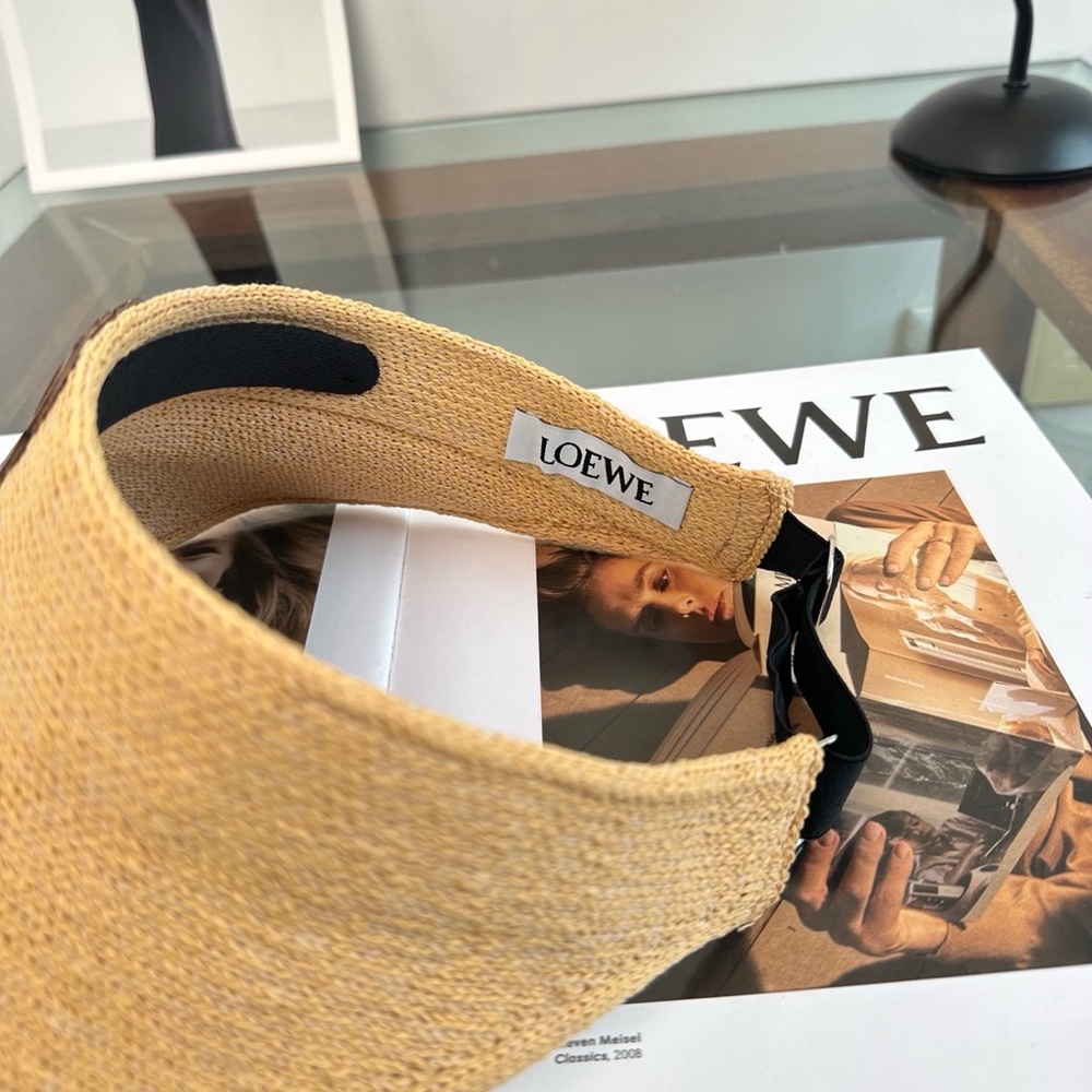 Loewe khaki-colored woven sun hat - Picture 9 of 9